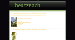 Desktop Screenshot of bertzbach.de